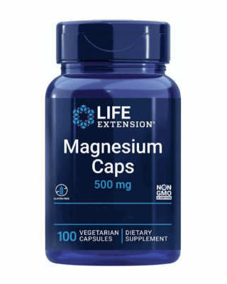 Magnesium Caps 500 mg, 100 Capsules