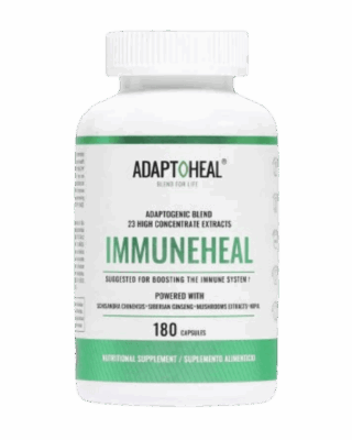 IMMUNEHEAL - Adaptógenos para fortalecer el sistema inmunológico - 180 Caps